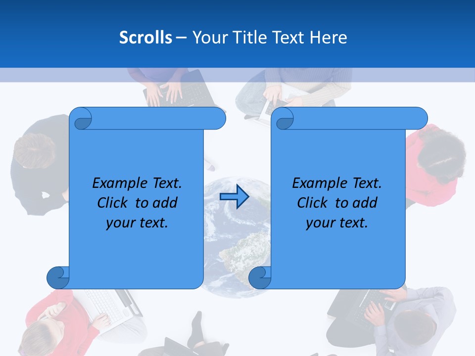 Technology Planet Notebook PowerPoint Template