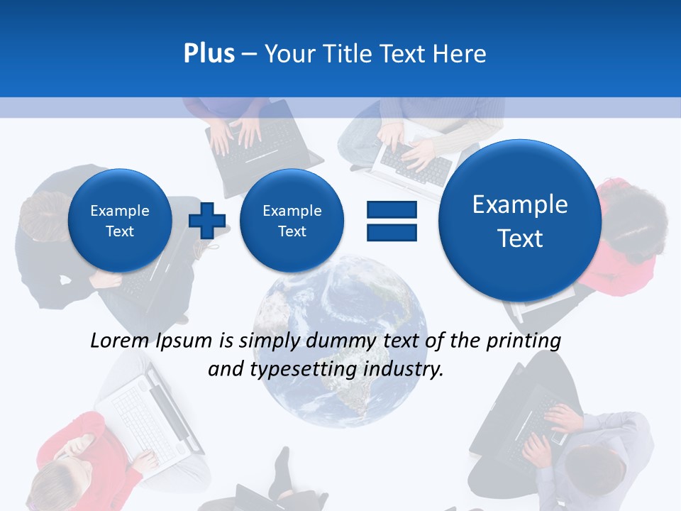 Technology Planet Notebook PowerPoint Template