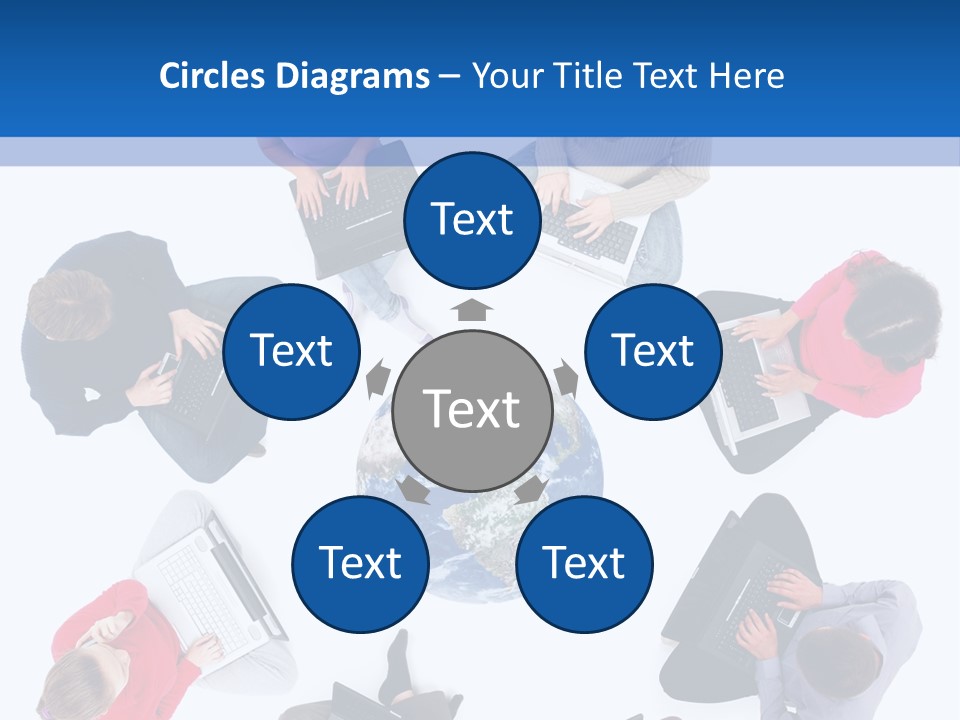 Technology Planet Notebook PowerPoint Template