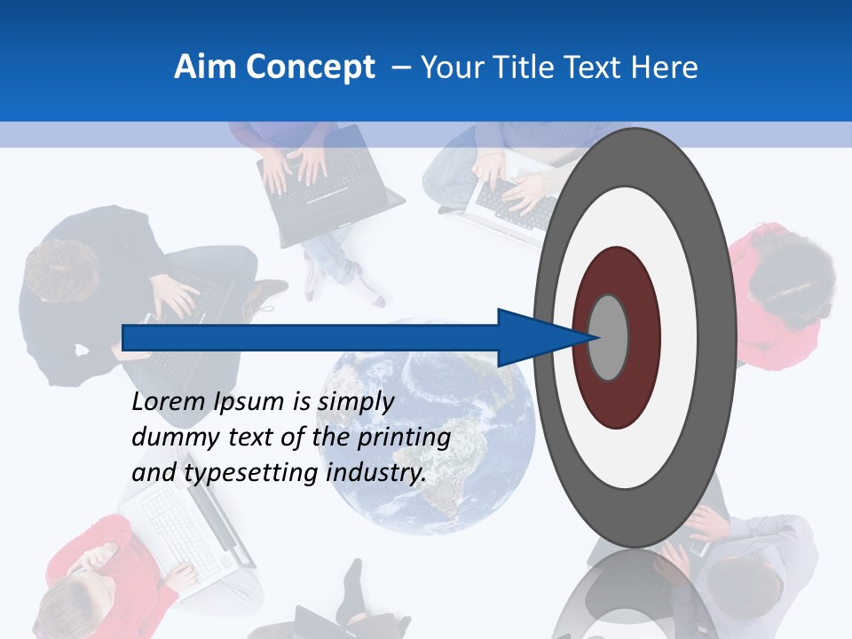 Technology Planet Notebook PowerPoint Template