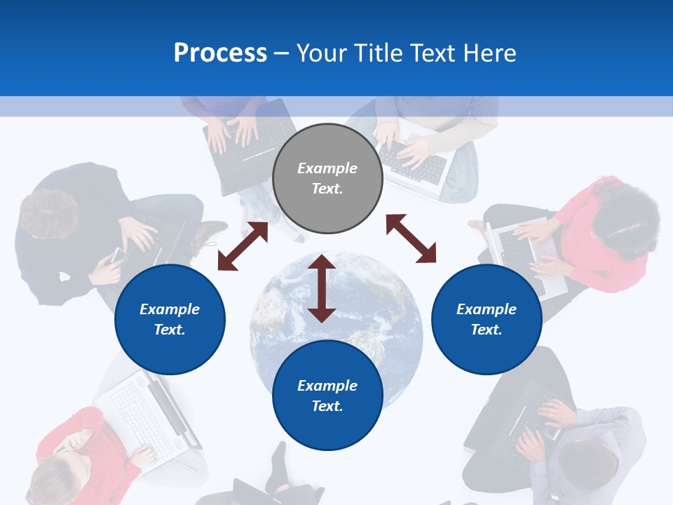 Technology Planet Notebook PowerPoint Template