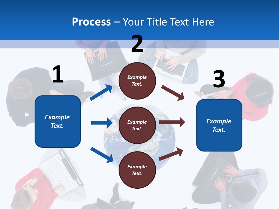 Technology Planet Notebook PowerPoint Template