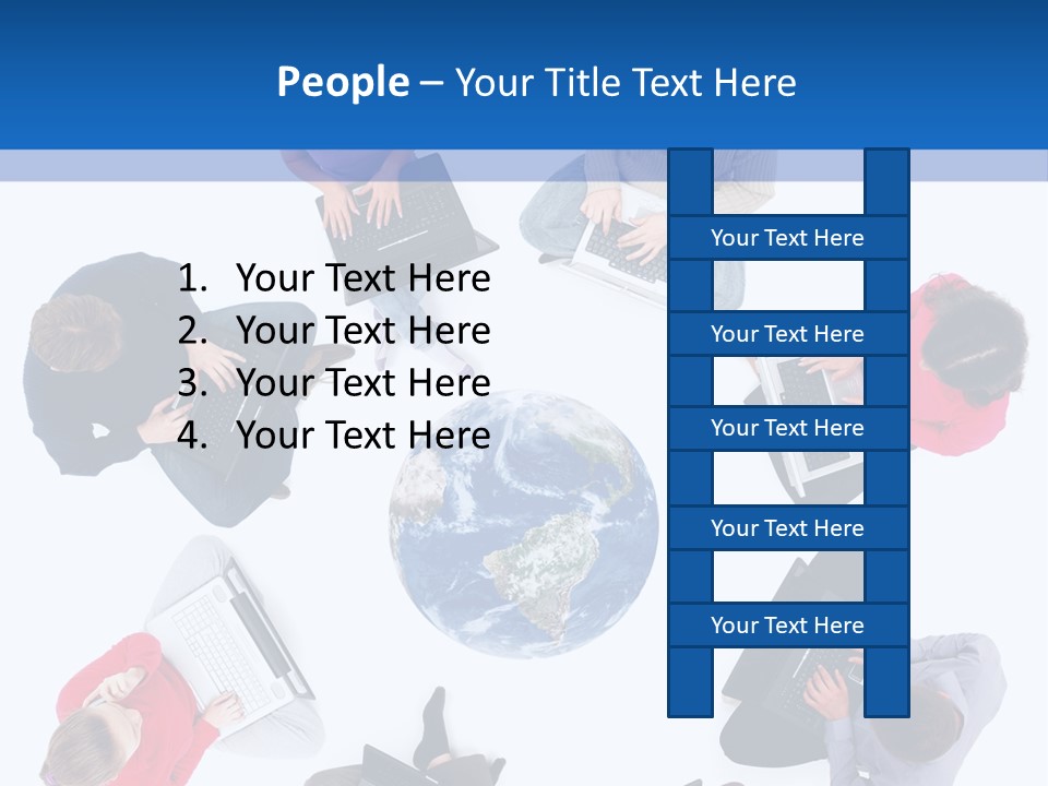Technology Planet Notebook PowerPoint Template