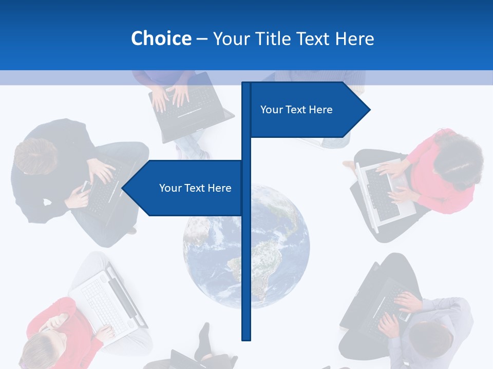 Technology Planet Notebook PowerPoint Template
