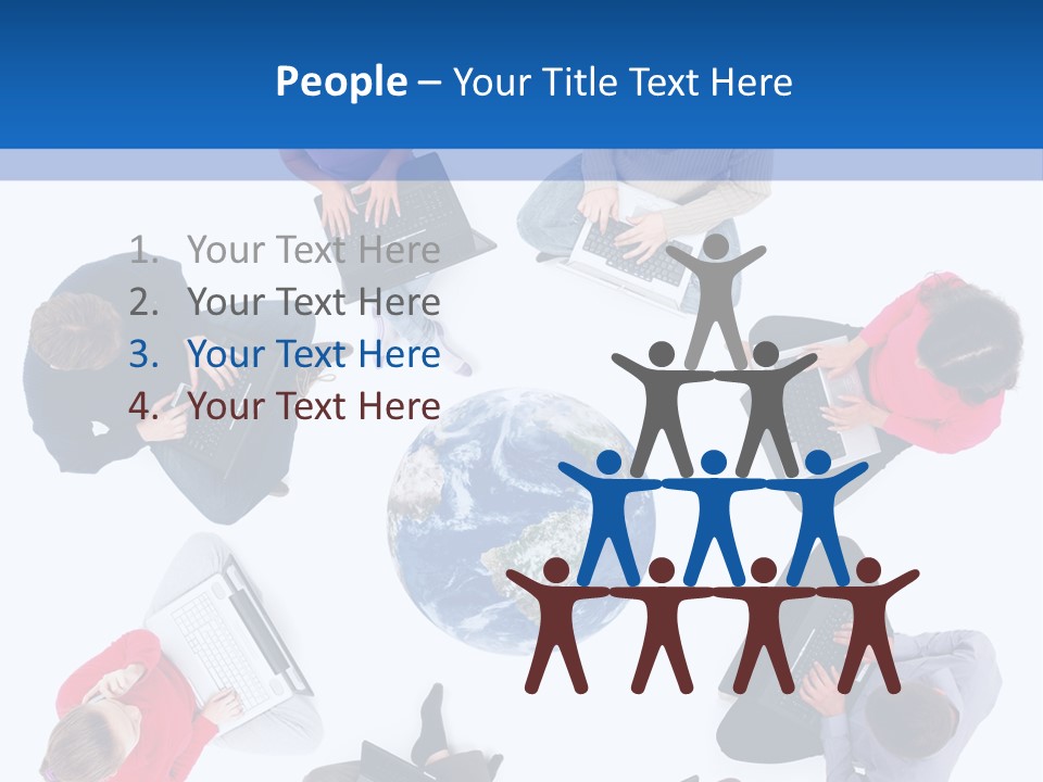 Technology Planet Notebook PowerPoint Template