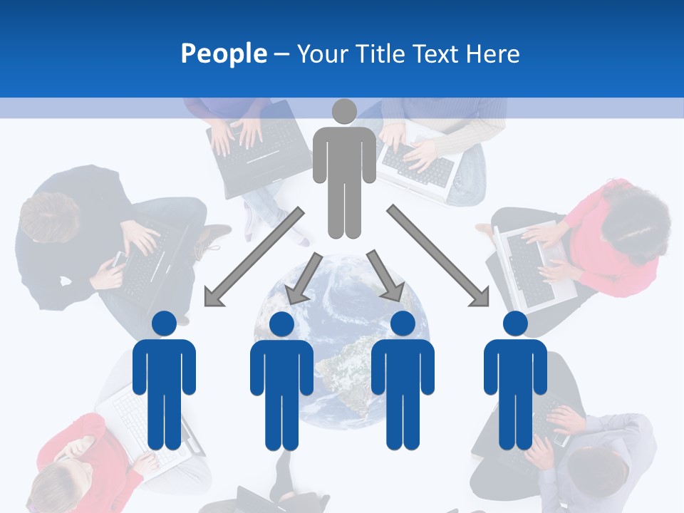 Technology Planet Notebook PowerPoint Template