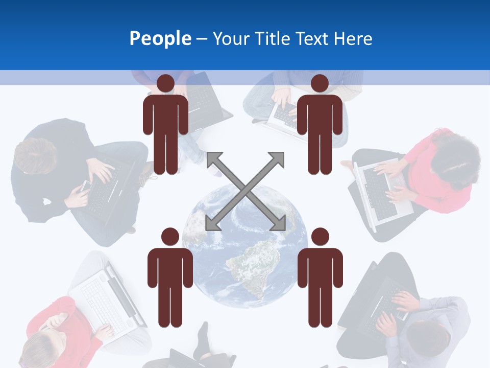 Technology Planet Notebook PowerPoint Template