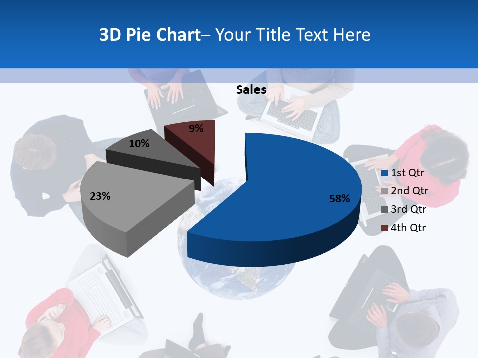 Technology Planet Notebook PowerPoint Template