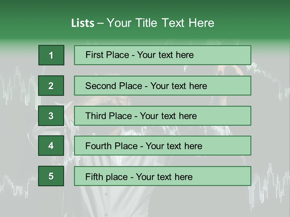 Touch Executive Caucasian PowerPoint Template