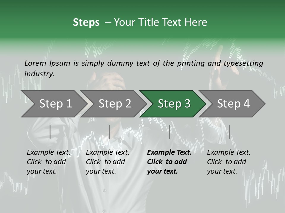 Touch Executive Caucasian PowerPoint Template