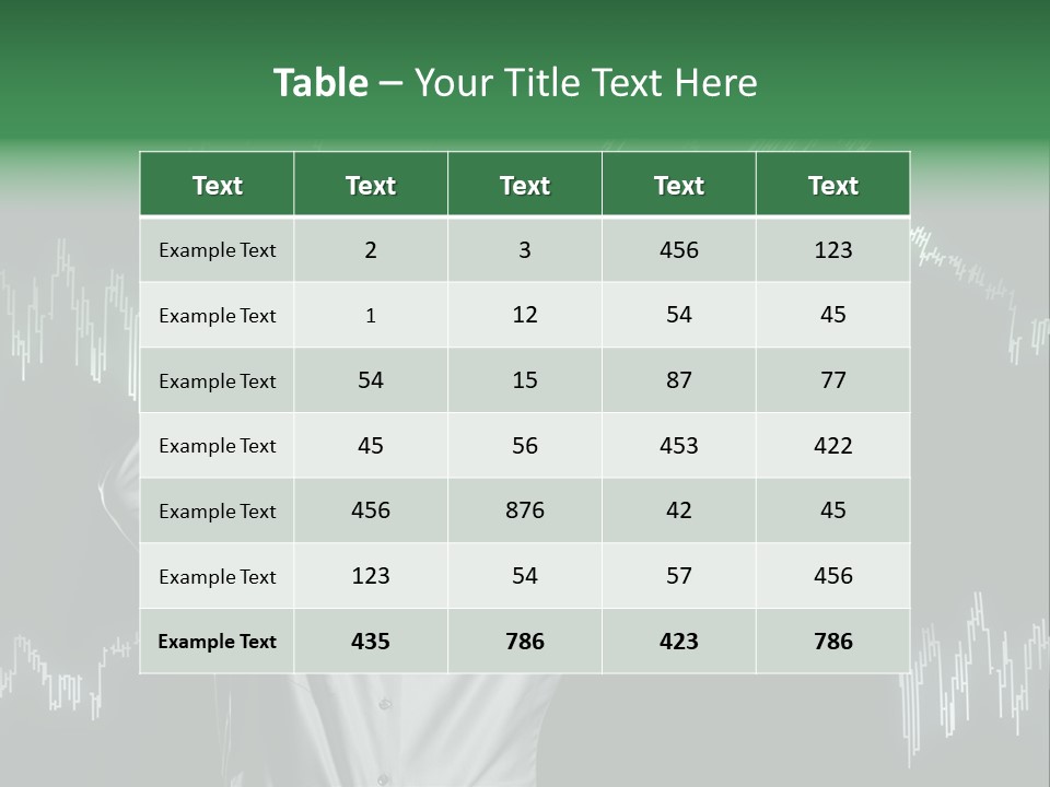 Touch Executive Caucasian PowerPoint Template