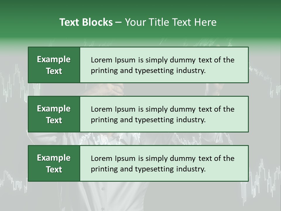 Touch Executive Caucasian PowerPoint Template