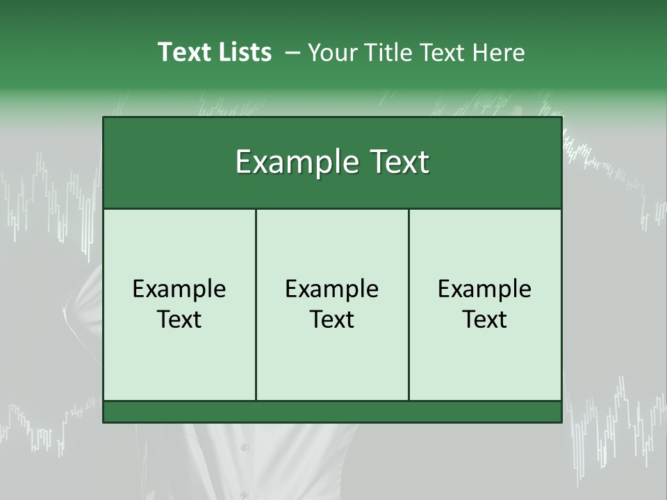 Touch Executive Caucasian PowerPoint Template