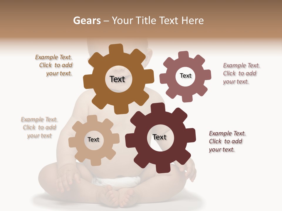 Baby Cheerful Lifestyle PowerPoint Template