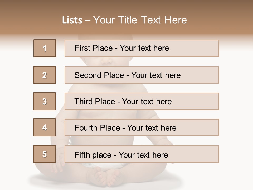Baby Cheerful Lifestyle PowerPoint Template