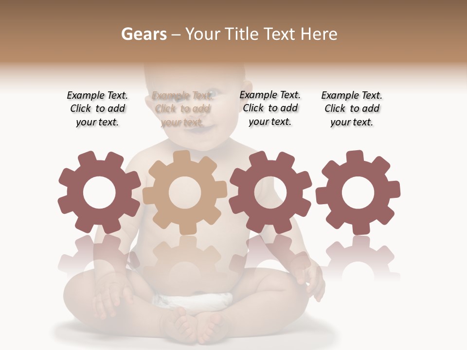 Baby Cheerful Lifestyle PowerPoint Template