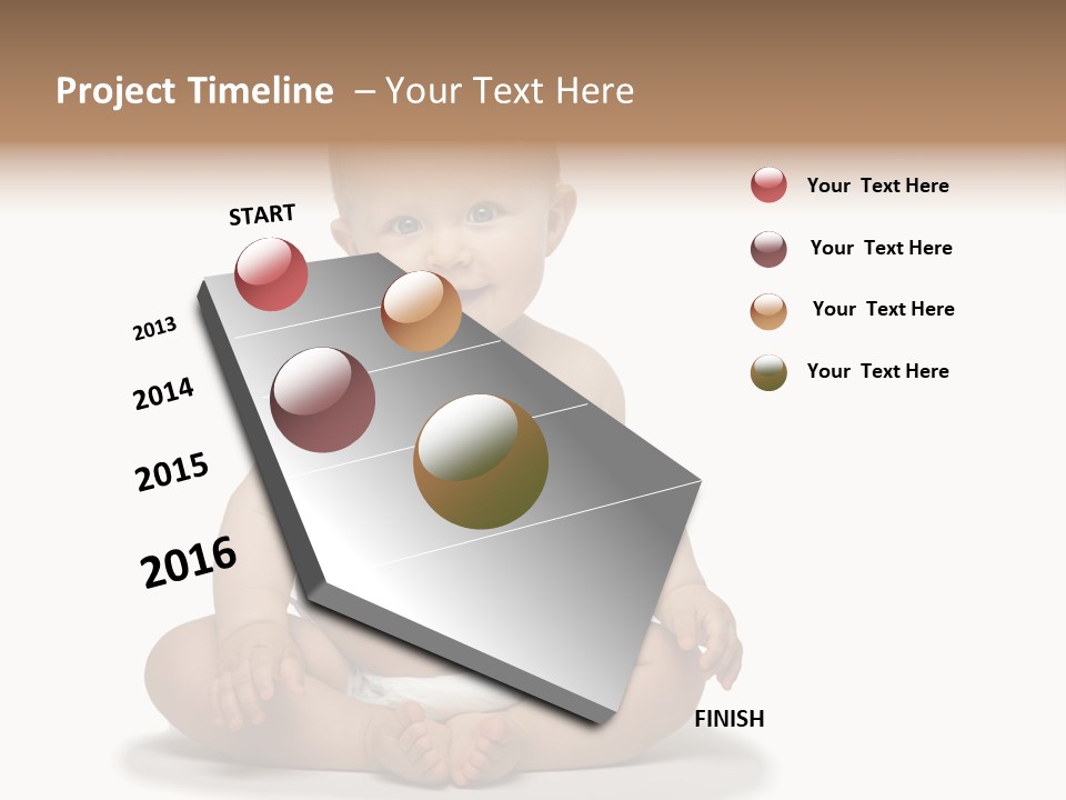 Baby Cheerful Lifestyle PowerPoint Template