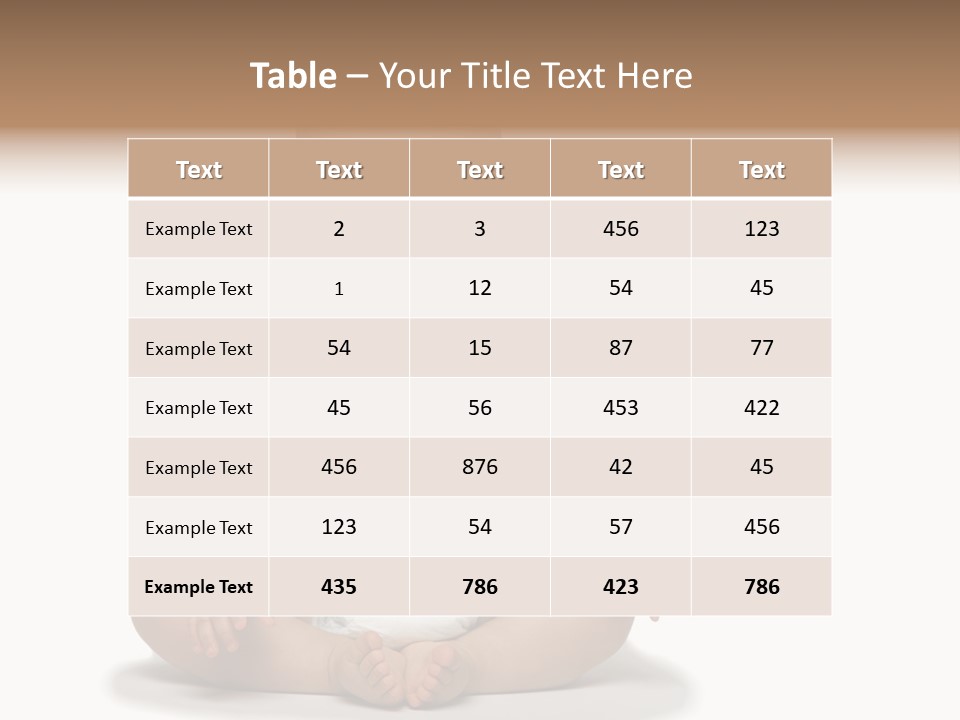 Baby Cheerful Lifestyle PowerPoint Template