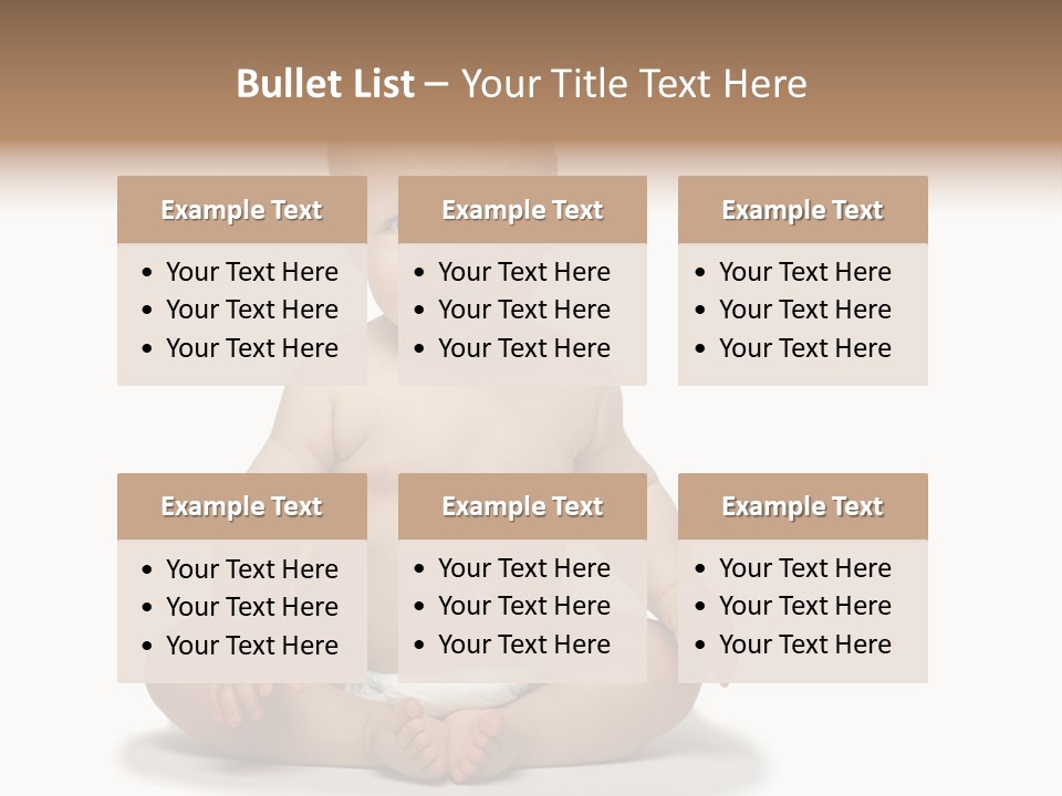 Baby Cheerful Lifestyle PowerPoint Template