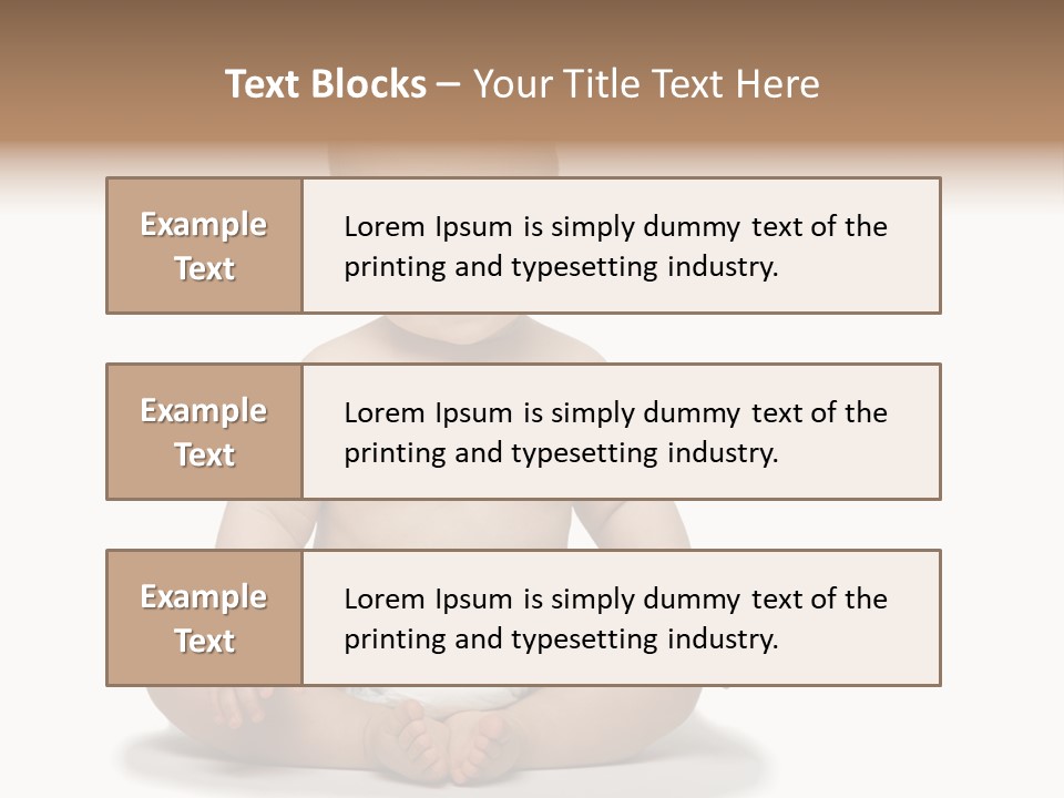 Baby Cheerful Lifestyle PowerPoint Template