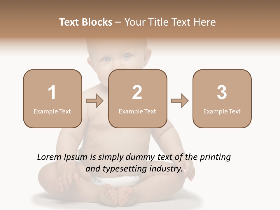 Baby Cheerful Lifestyle PowerPoint Template