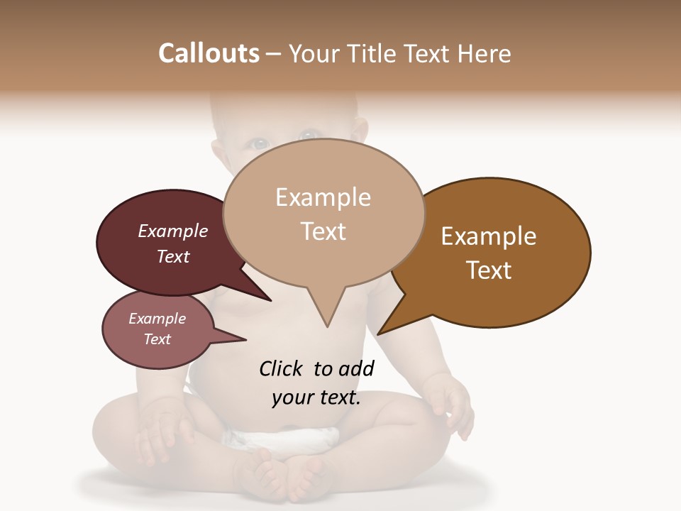 Baby Cheerful Lifestyle PowerPoint Template