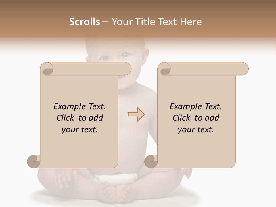Baby Cheerful Lifestyle PowerPoint Template
