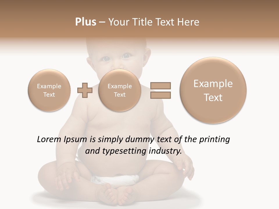 Baby Cheerful Lifestyle PowerPoint Template