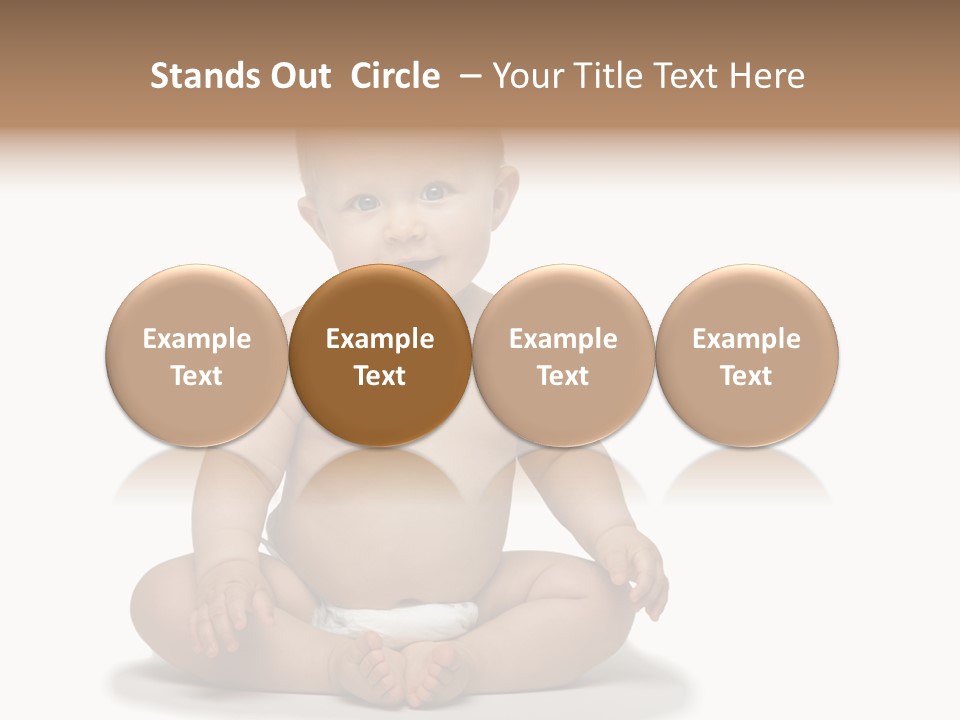 Baby Cheerful Lifestyle PowerPoint Template