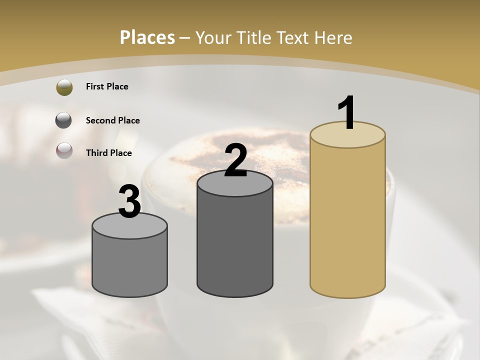 Creamy Snack Milk PowerPoint Template