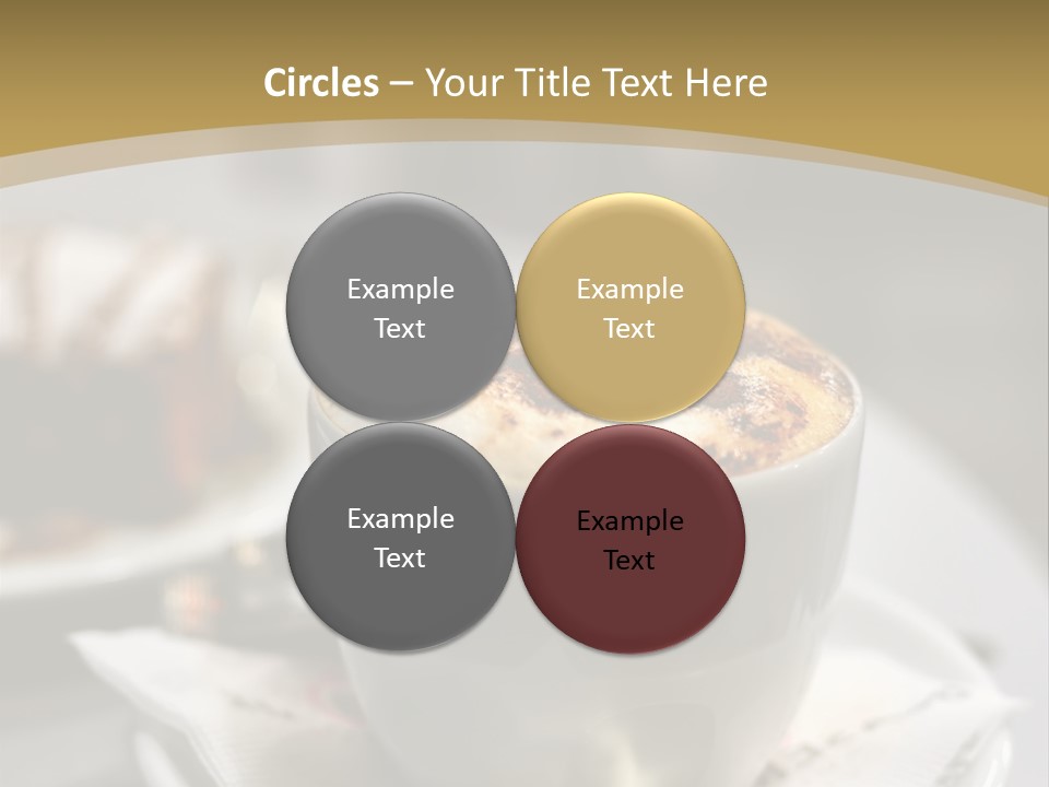 Creamy Snack Milk PowerPoint Template