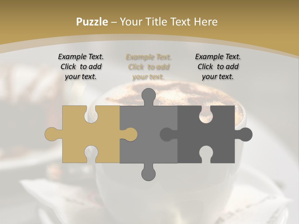 Creamy Snack Milk PowerPoint Template