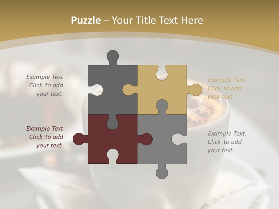 Creamy Snack Milk PowerPoint Template