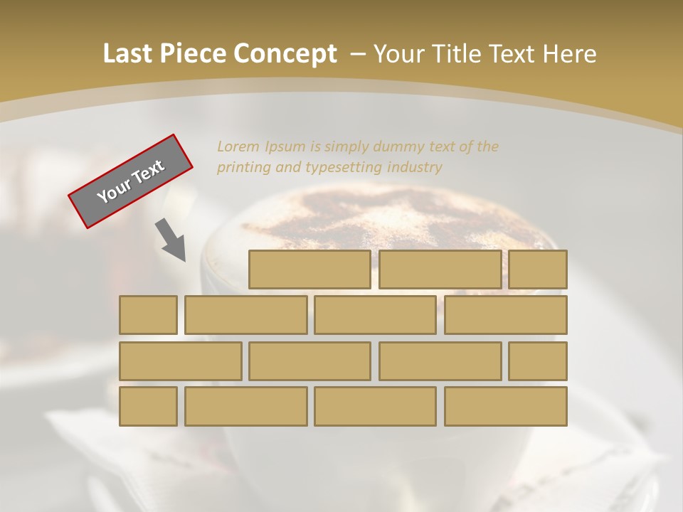 Creamy Snack Milk PowerPoint Template