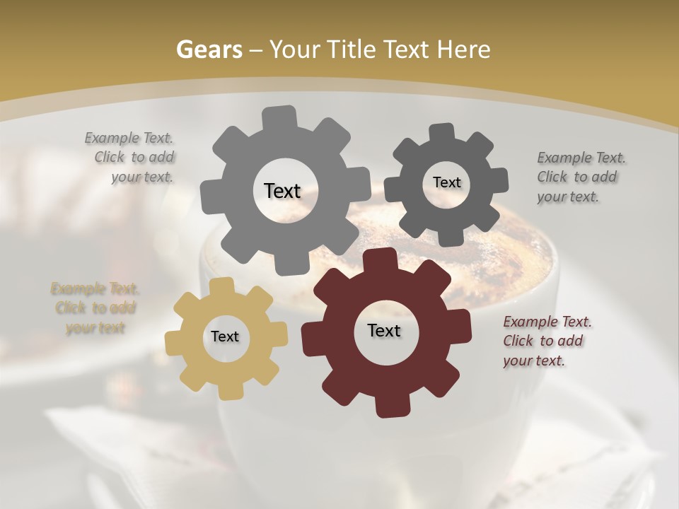 Creamy Snack Milk PowerPoint Template