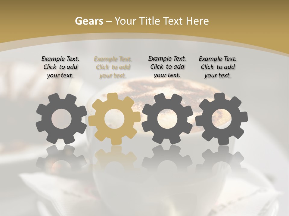 Creamy Snack Milk PowerPoint Template