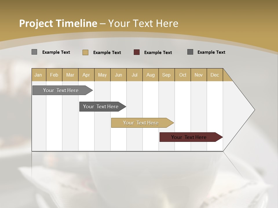 Creamy Snack Milk PowerPoint Template