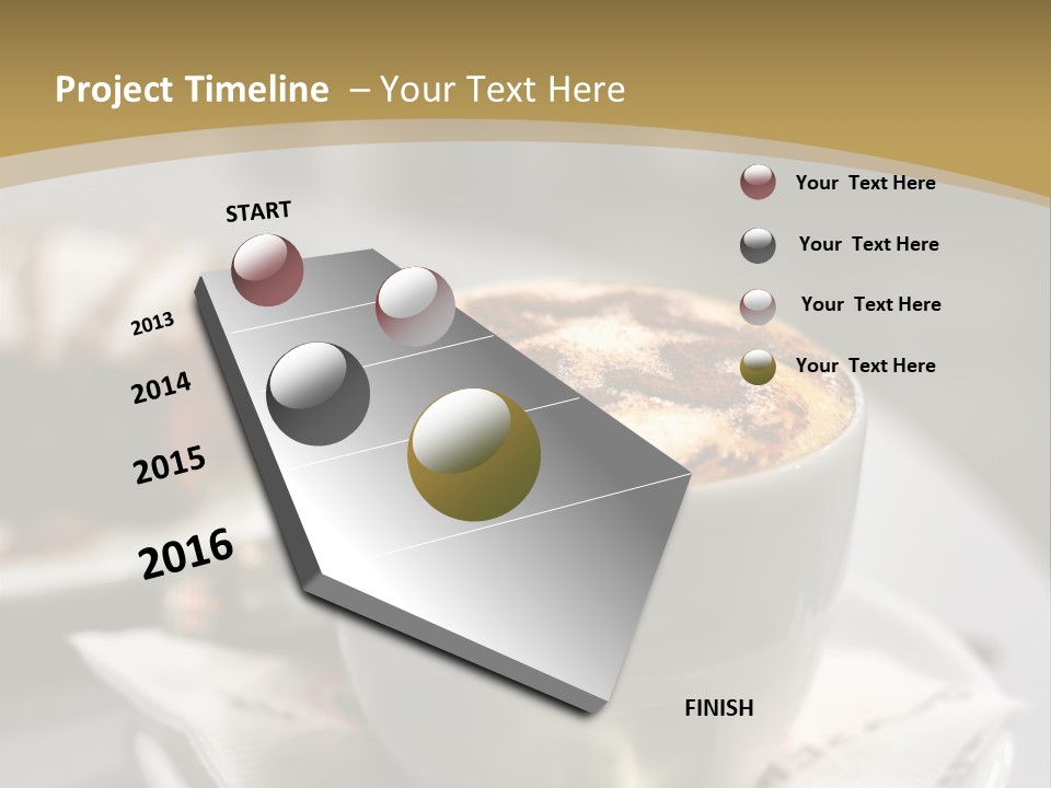 Creamy Snack Milk PowerPoint Template