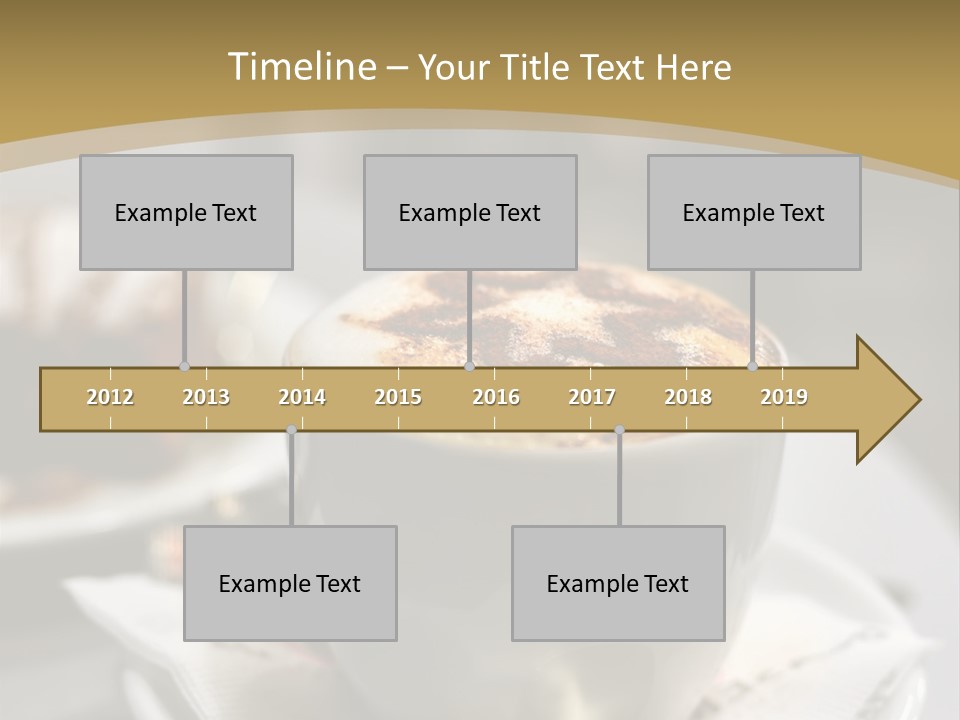 Creamy Snack Milk PowerPoint Template