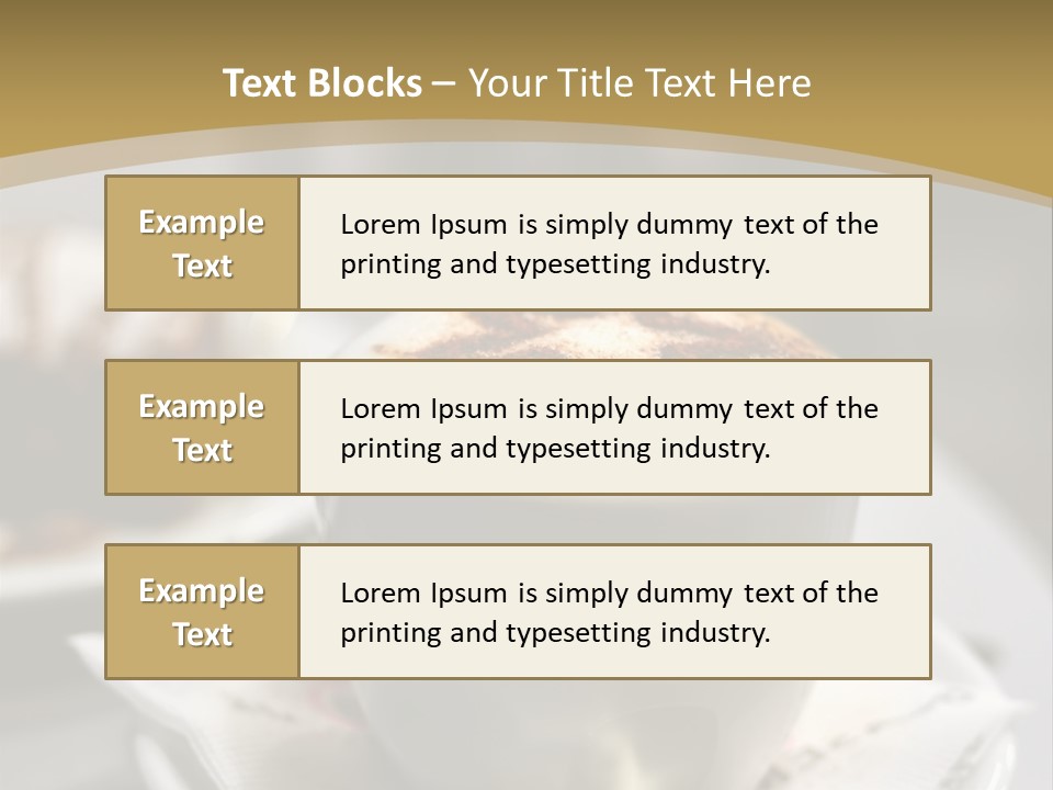Creamy Snack Milk PowerPoint Template