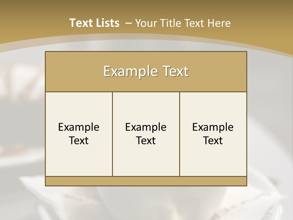 Creamy Snack Milk PowerPoint Template
