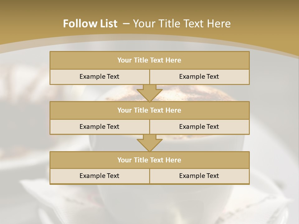 Creamy Snack Milk PowerPoint Template