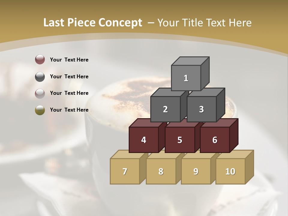 Creamy Snack Milk PowerPoint Template