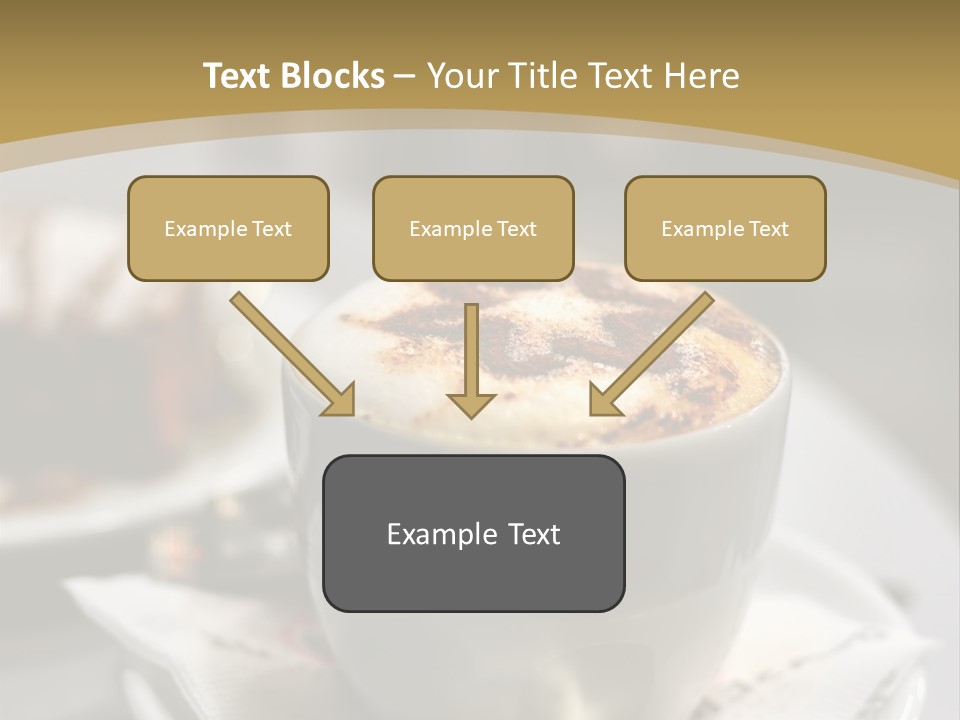 Creamy Snack Milk PowerPoint Template