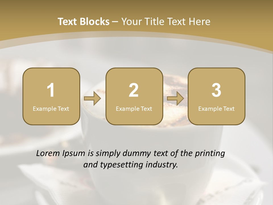 Creamy Snack Milk PowerPoint Template