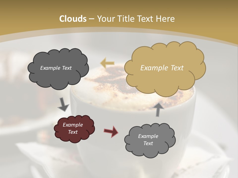 Creamy Snack Milk PowerPoint Template