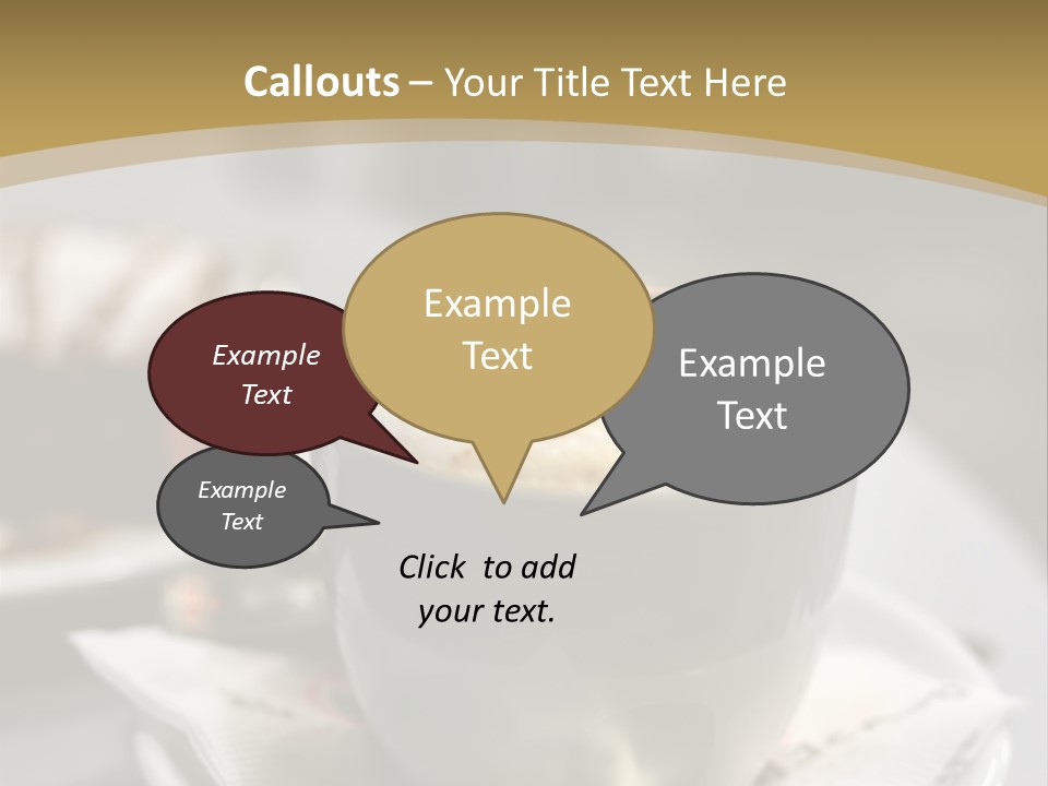 Creamy Snack Milk PowerPoint Template