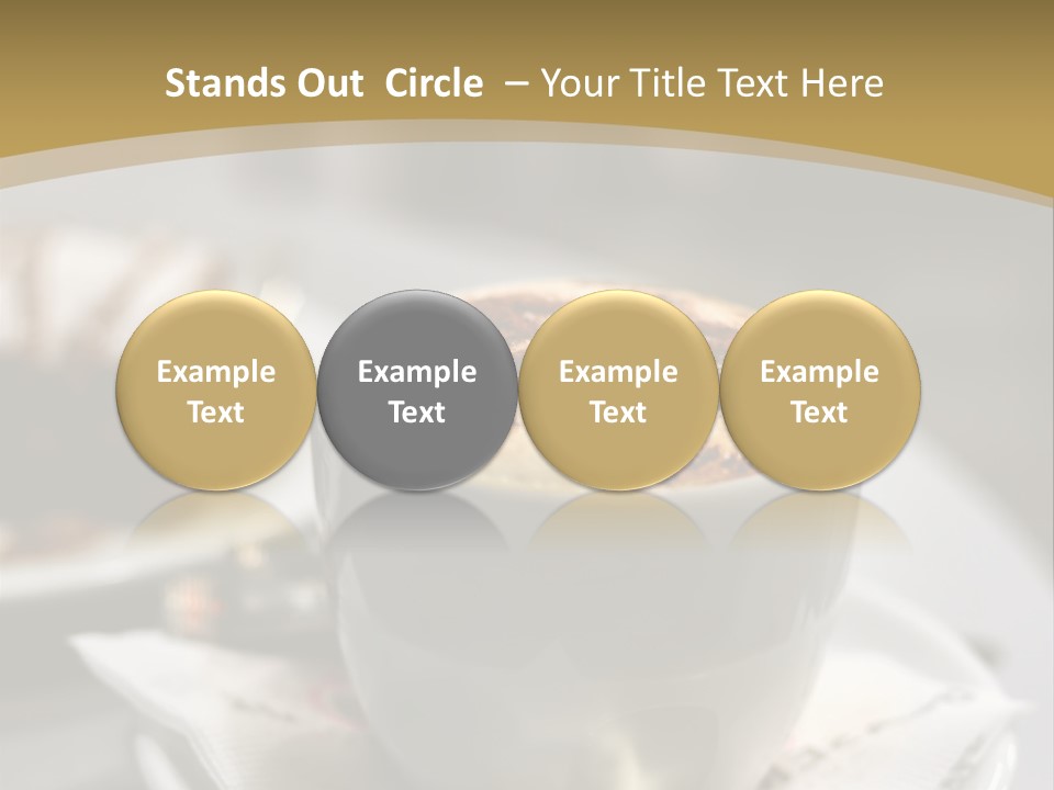 Creamy Snack Milk PowerPoint Template