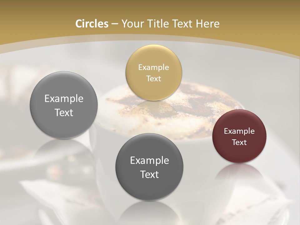 Creamy Snack Milk PowerPoint Template