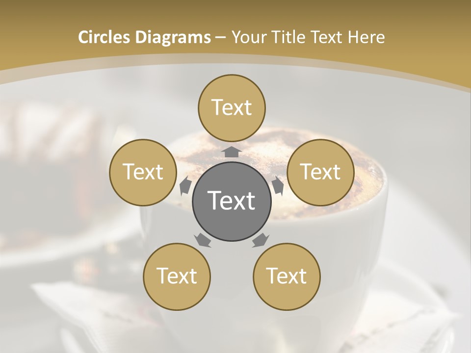 Creamy Snack Milk PowerPoint Template